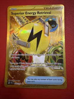 Superior Energy Retrieval 277/193 Sv02 Paldea Evolved Holo Hyper Rare Card - Image 2