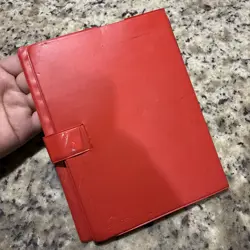 Vintage 1999 Pikachu Official Pokemon TCG Card Binder Book Red 4 Pocket 120 Slot - Image 2