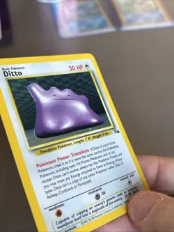 Pokemon TCG Ditto 3/62 Fossil Holo Rare Unlimited Trading Card LP Condition - Image 4