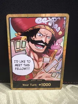 DON!! Card (Gol.D.Roger) (Gold) Carrying On His Will Foil - Image 1