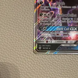Pokemon Umbreon GX Ultra Rare Holo SM Base Set Card 80/149 English - Image 5