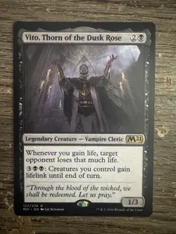 Magic the Gathering: Vito, Thorn of the Dusk Rose Core Set 2021 Regular - Image 1