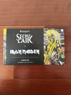 Magic The Gathering Secret Lair Iron Maiden: Album Art - Rainbow Foil Sealed - Image 1