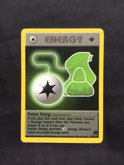 Pokemon Cards: Team Rocket 1st Edition Uncommon: Potion Energy 82/82 - Image 1
