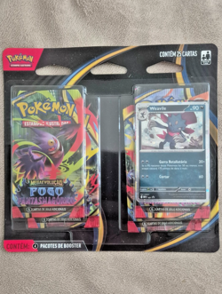 Pokemon TCG ME02 Phantasmal Flames 4 pack blister Weavile Promo - Portuguese BR - Image 1