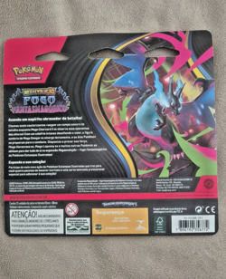 Pokemon TCG ME02 Phantasmal Flames 4 pack blister Weavile Promo - Portuguese BR - Image 2