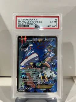 Pokemon XY 2015 Team Aqua's Kyogre EX Full Art . - Image 1