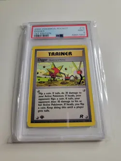 PSA 9 1st Edition 2000 Pokemon Team Rocket Digger #75/82 - Image 1