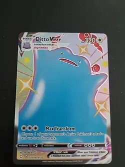 Ditto VMAX SV119/SV122 Pokemon TCG Sword & Shield Shining Fates Ultra Rare NM - Image 1