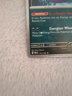 Pokemon TCG - Morpeko 121/182 Play Stamped Prize Pack Series 5 Non Holo - Image 4