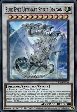 Blue-Eyes Ultimate Spirit Dragon Ltd Ed Emblazoned Ultra 25LP-EN020 Yu-Gi-Oh! - Image 1