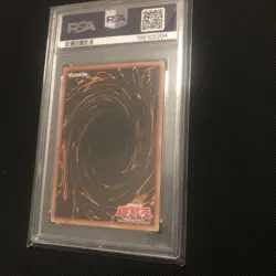2002 YU-GI-OH! LOB-LEGEND OF BLUE EYES WHITE DRAGON #005 DARK MAGICIAN PSA 9 - Image 2