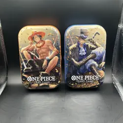 Ace and Sabo | One Piece - 2025 OP-13 Volume 2 Sealed Tins - Lot Of 2x - Image 1