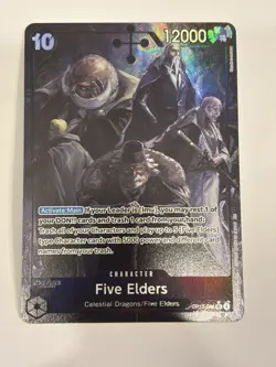 OP13-082 Five Elders Alt Art SR One Piece TCG English Card - Image 1