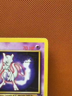 Pokemon TCG Mewtwo #3 WB Kids Presents the First Movie Card HP - Image 3