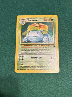 Pokemon TCG Venusaur Holo Card 18/130 Base Set 1999 - Image 1