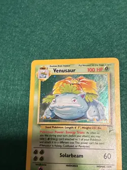 Pokemon TCG Venusaur Holo Card 18/130 Base Set 1999 - Image 2
