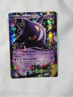 Pokemon Gengar EX Card 34/119 XY Phantom Forces Full Art Holo Rare - Image 1
