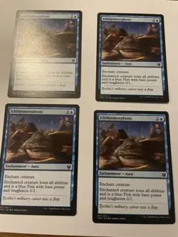 4x Ichthyomorphosis - MTG Magic The Gathering Theros Beyond Death common - Image 1