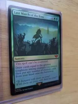 Last March of the Ents Foil 0172 - MTG - Lord of the Rings - LOTR - Magic - NM - Image 2