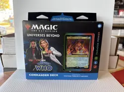 New, Sealed! Wizards of the Coast Magic: The Gathering Doctor Who Commander Deck - Image 1