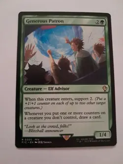 Generous Patron NM FINAL FANTASY VII FFVII Magic the Gathering MTG - Image 1