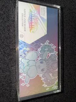 Pokemon Prismatic Evolutions SPC Acrylic Case & Prismatic Binder Collection - Image 1