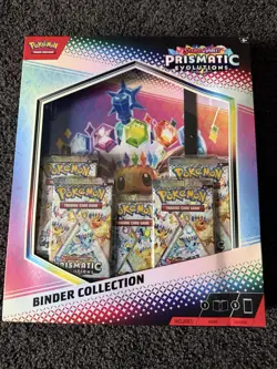 Pokemon Prismatic Evolutions SPC Acrylic Case & Prismatic Binder Collection - Image 3