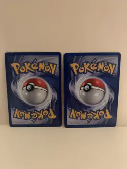 Pokemon Fossil Set - Mysterious Fossil 62/62 Kabuto 50/62 MP+/LP- Vintage - Image 2