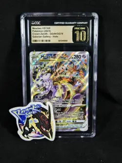 Pokemon Crown Zenith Mewtwo VSTAR GG44/GG70 Galarian Gallery CGC 10 Pristine - Image 1
