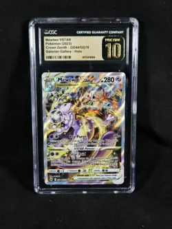 Pokemon Crown Zenith Mewtwo VSTAR GG44/GG70 Galarian Gallery CGC 10 Pristine - Image 2
