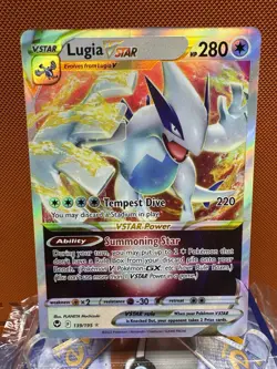 Pokemon TCG Lugia VSTAR Silver Tempest 139/195 Holo Ultra Rare NM/M - Image 1