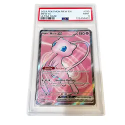 2023 POKEMON MEW EN-151 ULTRA RARE #193 MEW EX PSA 9 - Image 1