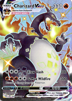 Charizard VMAX SV107/SV122 Pokemon Shining Fates: Shiny Vault Shiny Holo Rare NM - Image 1