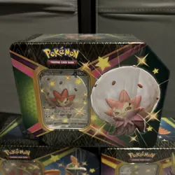 Pokemon TCG Shining Fates V Tins Shiny Boltund & Eldegoss & Cramorant 3x Sealed - Image 2