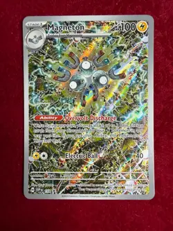 Pokemon TCG Magneton Full Art 159, Black Star Promo (NM) - Image 1