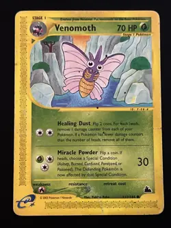 Pokemon TCG Venomoth 111/144 Common 2003 Skyridge DMG - Image 1