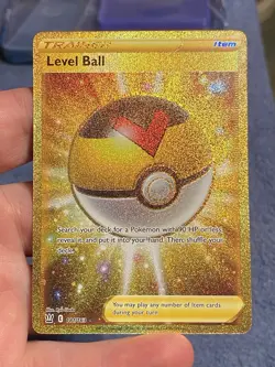 Pokemon Level Ball 181/163 TCG Battle Styles Holo Gold Rare Secret Rare - Image 1