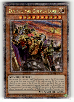 Yugioh Eldlich The Golden Lord Quarter Century Secret Rare - Image 1