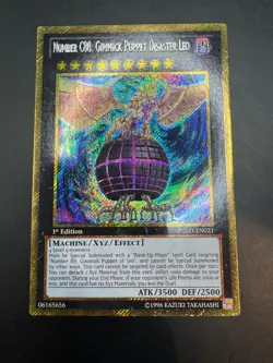 YUGIOH NUMBER C88: GIMMICK PUPPET DISASTER LEO GOLD SECRET RARE NM PGLD-EN021 - Image 1