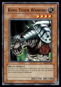KING TIGER WANGHU DB2-EN207 COMMON DARK BEGINNING 2 YU-GI-OH - Image 1