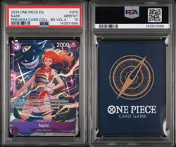 2025 ONE PIECE PREMIUM CARD COLLECTION BEST SELECTION VOL.4 070 NAMI PSA 10 242 - Image 1