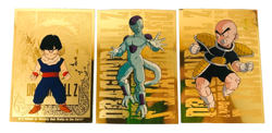 Vtg Dragon Ball Z Gold Foil Cards 1999 1998 Lot of 3 FUNimation DBZ Rare 🔥🐉 - Image 1