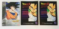 Vtg Dragon Ball Z Gold Foil Cards 1999 1998 Lot of 3 FUNimation DBZ Rare 🔥🐉 - Image 2