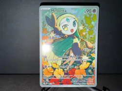 Meloetta 026 Pokemon Mega Evolution Illustration Rare Black Star Promo Card NM+ - Image 1