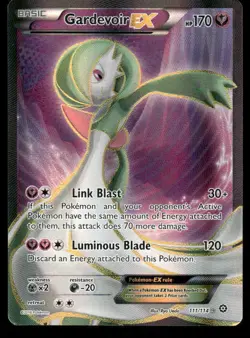 Pokemon Cards Gardevoir EX 111/114 Steam Siege Rare Ultra LP - Image 1