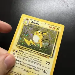 Pokemon Card Raichu 14/102 Cosmos Holo Set Base ITA italiano Excellent EXC - Image 3