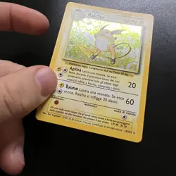Pokemon Card Raichu 14/102 Cosmos Holo Set Base ITA italiano Excellent EXC - Image 4
