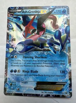 Ash-Greninja EX XY133 Black Star Promo 2016 Holo Rare Pokemon Card TCG - Image 1