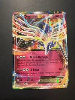 LP Xerneas EX XY07 Black Star Promo XY Holo Pokemon card English 2014 - Image 1